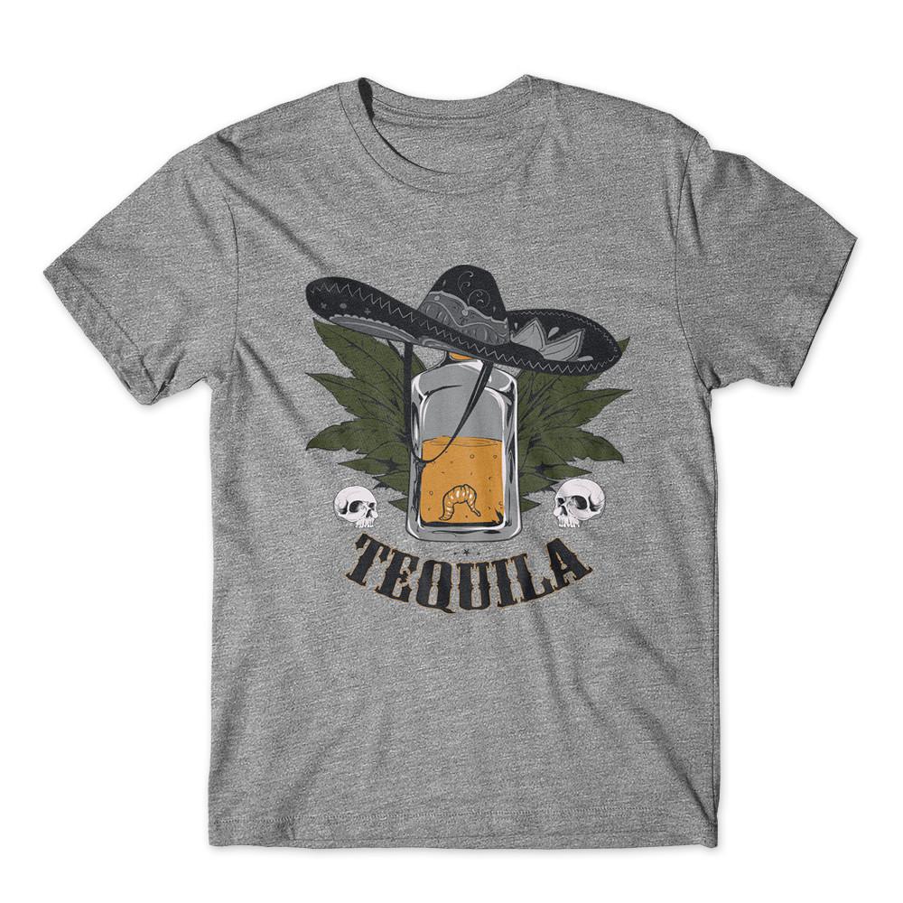 

The Worm T-Shirt. Tequila Tshirt 100% Cotton Premium Tee New 4XL