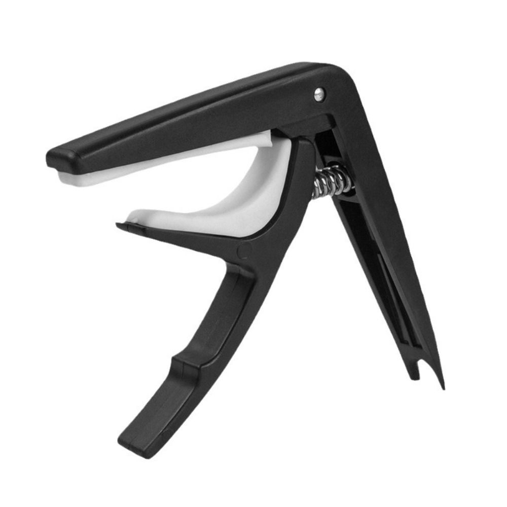 Black/White Guitar Capo Universal Guitar Tone Adjusting Clamp for Acoustic Classic