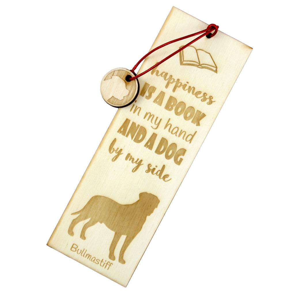 Bullmastiff - Hunde-Lesezeichen, personalisiertes Lesezeichen, Hunde-Gadget für Leser der Marke Art-Dog