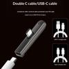 240W Typ C zu Typ C 2-in-1 Schnelllade-Datenadapter mit Telefonständerfunktion Faltbarer Telefonladehalter Adapter