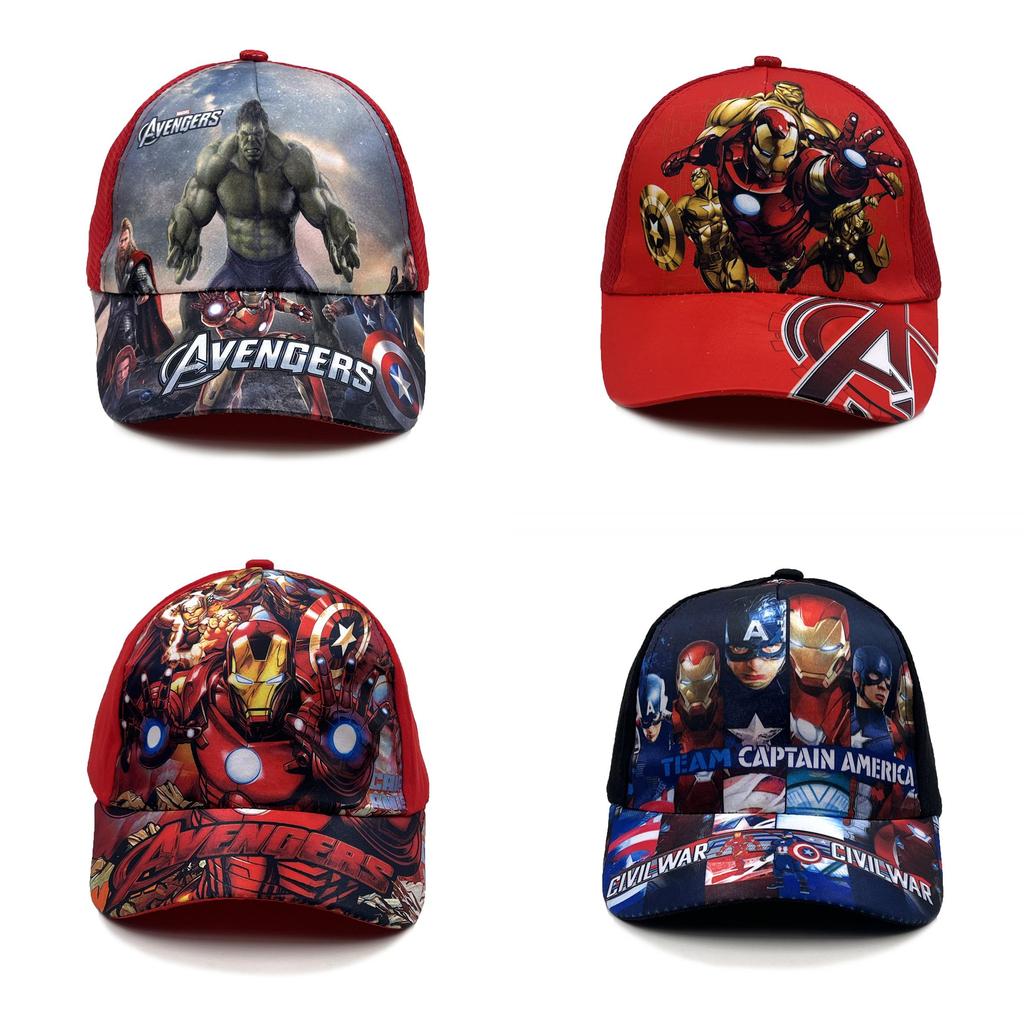 Marvel The Avengers Childrens Cap With Polyester Material Sunshade Breathable Summer Hat