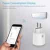 Matter Smart Power Plug Wifi 16A Power Meter Remote Control EU Outlet Works With Tuya Homekit Echo Alexa Google Home Smartlife