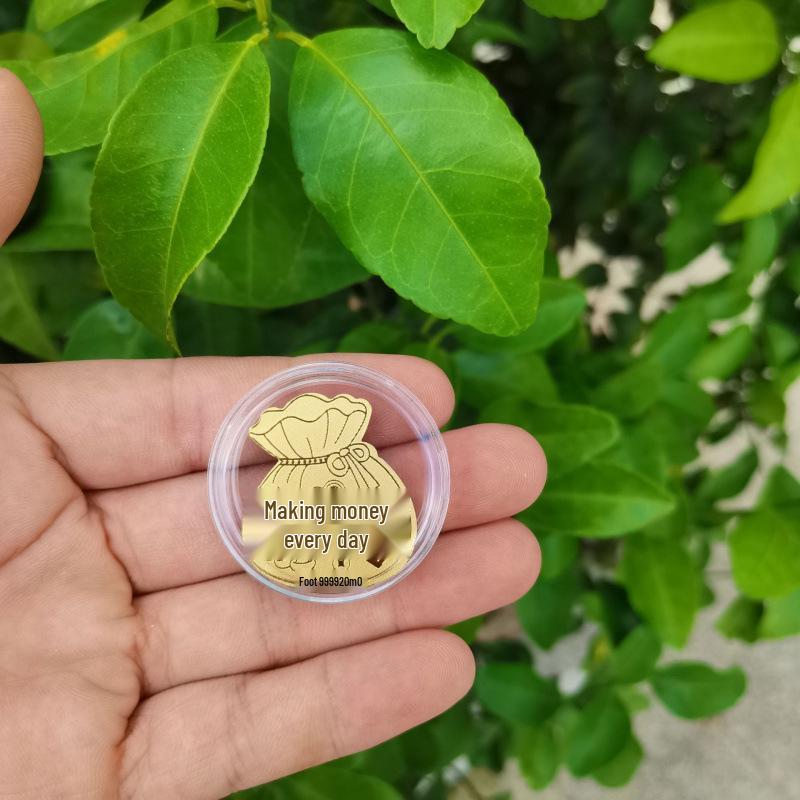 Gold 999 Leaf Phone Sticker: Wealth-Attracting Back Sticker, Ideal Birthday Gift