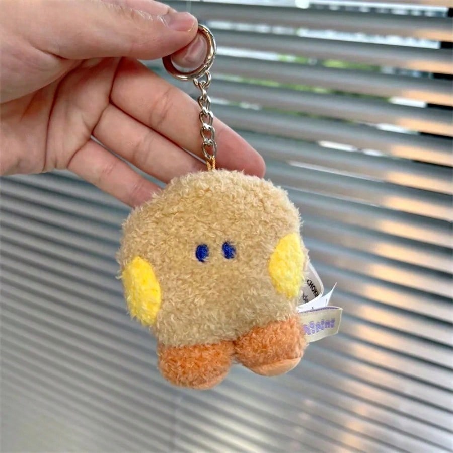 

LINE FRIENDS BT21 Anime Kpop and Cartoon-themed 8cm Mini Animal COOKY RJ TATA Plush Lovely Keychain and Backpack Charm