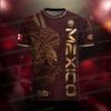 Maglia Calcio Giovanile Speciale Messico Uomo Donna Casual Sportiva Traspirante Top per Competizione Allenamento Magliette Estate Abbigliamento Uomo