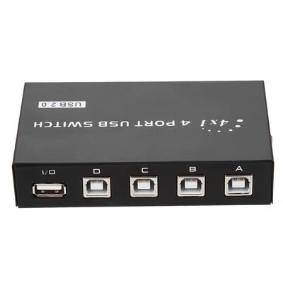 24-Port USB 2.0 Manuelle Sharing Switch Switcher Box für PC Drucker Scanner (4 Häfen)