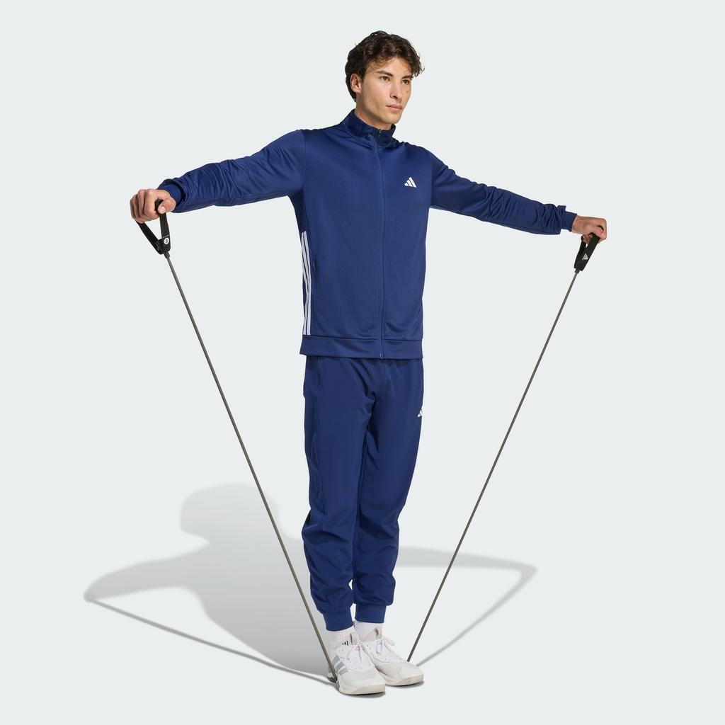 Adidas Workout Essentials All-Set 3-Stripe Knit Track Top Kc8151