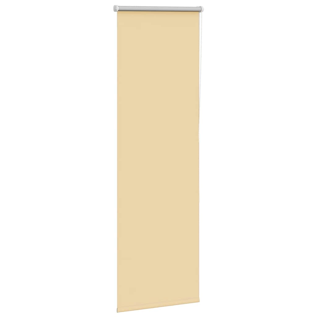 Beige Blackout Roller Blind 45X130 Cm Fabric Width 40.7 Cm