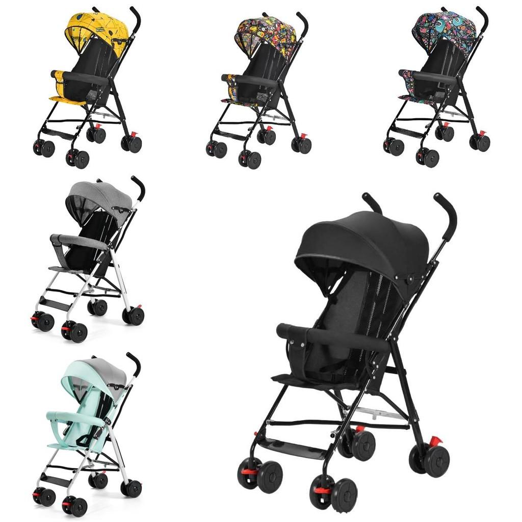 Stroller Ultra Kids Lightweight Foldable Convertible Four Wheeled Gift Seat