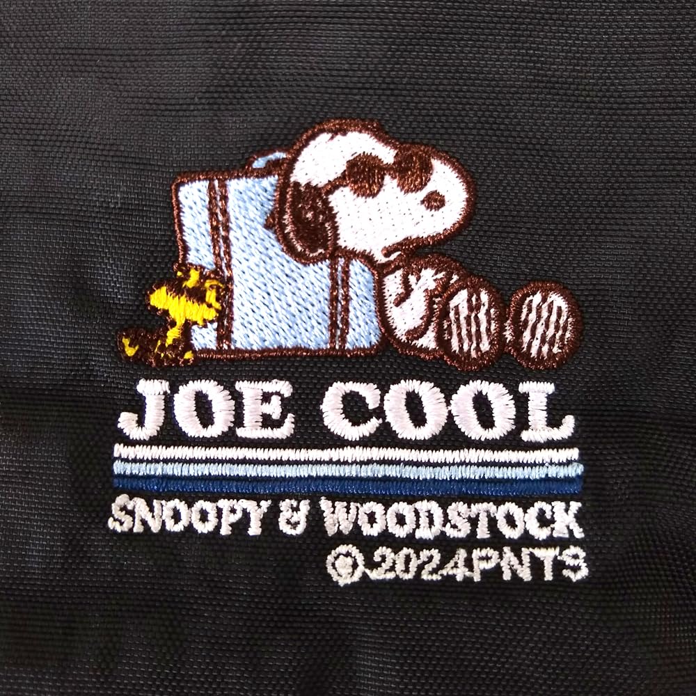 SNOOPY Wallet Neck Hanging Belt Wallet Shoulder Vertical Multiple Storage Strap Card Cute Character Snoopy Stylish JC Blue Line Gray Women's