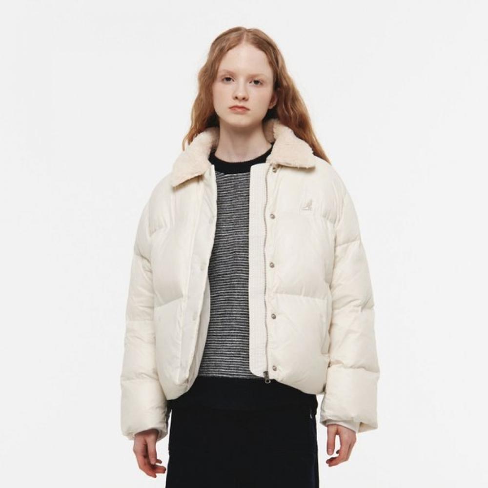 

Kangol Women S Duck Down Padding Jacket 8177 Ivory SS