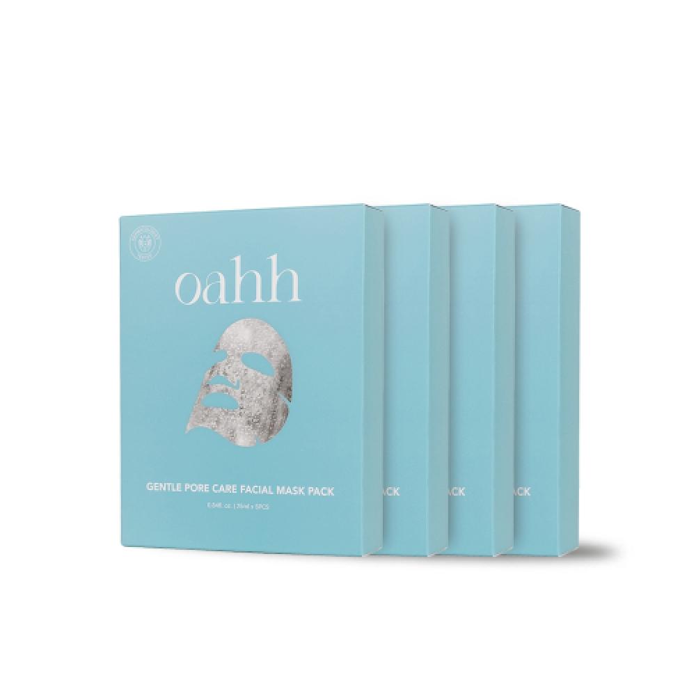 Oahh Gentle Pore Care Facial Mask Pack 4 Boxes 20 Sheets NONE