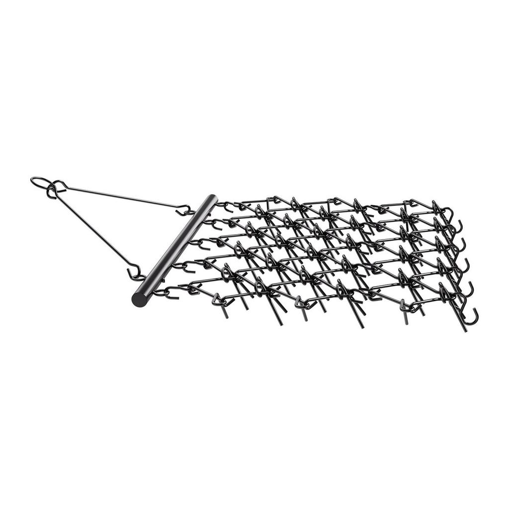 Drag Harrow 5.8 X 4.8 Ft Chain Harrow ATV Lawn Rake for Landscape Leveling
