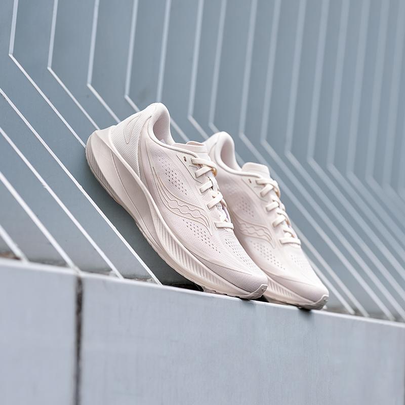 SAUCONY Mirage Flow Training Cushioning Non-Slip Low-Top Running Shoes Women Sneaker Khaki S18214-3