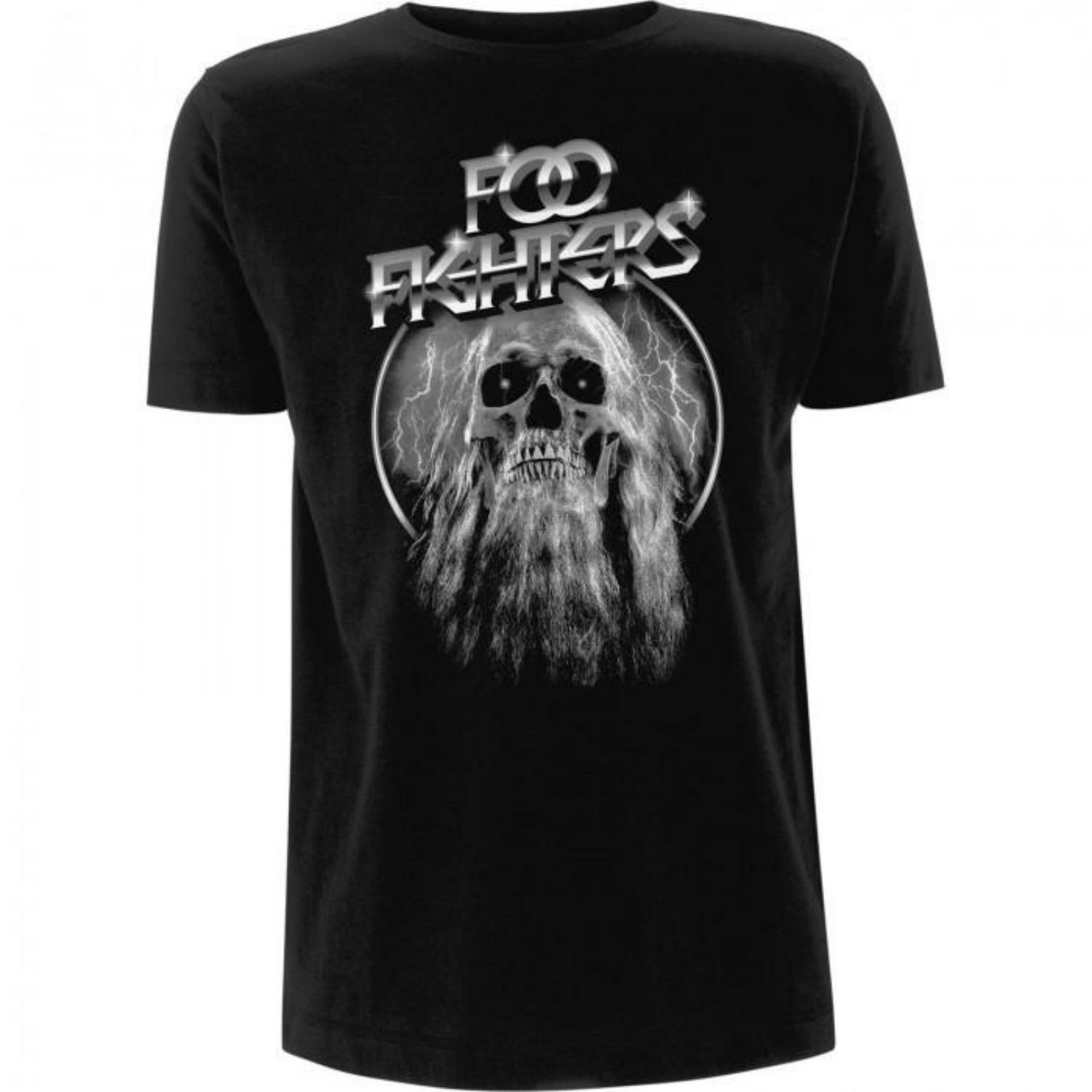 Foo Fighters Unisex Adult Bearded Skull T-Shirt XXXXL