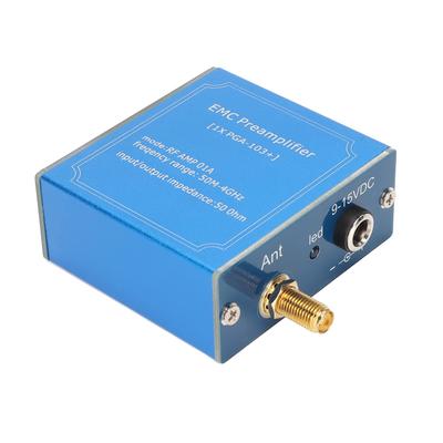 Low Noise Amplifier, 20dB High Gain 50MHz-4GHz Wideband LNA Module, Ultra-Linear Low Noise Monolithic Amplifier for Communication Systems, SMA Female