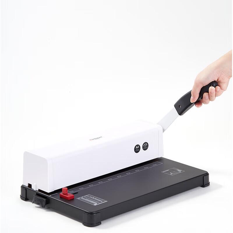 Qixin B1200 10-Hole Financial Document Punch and Binding Machine