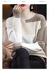 2023 Women's Cashmere Wool Loose Knit Sweater - Thickened Base Layer for Autumn/Winter