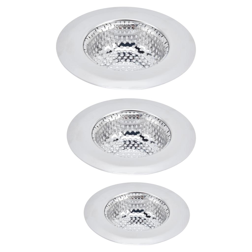 Sitko do zlewu kuchennego Ze stali nierdzewnej Odpływ podłogowy Odpływ do zlewu do łazienki KuchniaL,M,S Zestaw