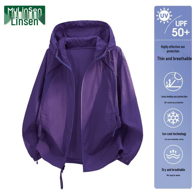 

MULINSEN Women s UPF50+ Ice-Feel Sun Protection Jacket L
