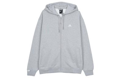 ZNE Jackets Men's Medium Heather Gray Hooded Fleece Lined Other IV7606