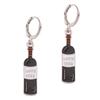 Yiwu jewelry women's cross-border e-commerce Amazon explosion cute temperament red wine bottle dripping oil versatile earrings earrings