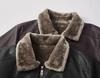 Men 'S Leather Jacket Lapel Autumn and Winter Leather Jacket Motorcycle Suit Youth Large Coat