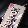 Baby Panda Phone Case Cover  for Xiaomi Poco F7 Ultra F6 F5 F4 F3 X6 X5 X4 X3 NFC C51 C55 M4 GT 5G Soft TPU Shell Fundas Capas