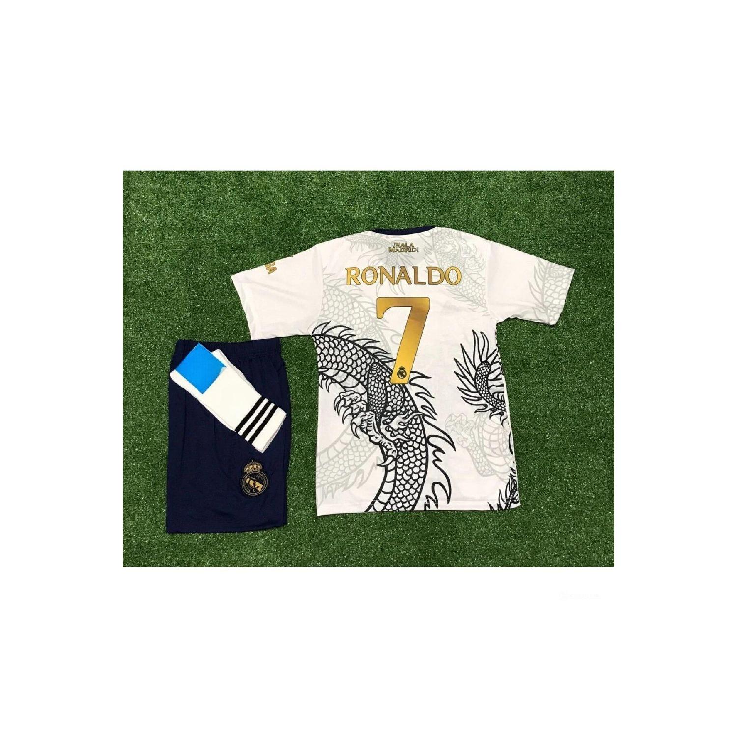 

Комплект из 3 детских трикотажных изделий специального дизайна с рисунком дракона Роналдо белого цвета 7-8 Yaş белый