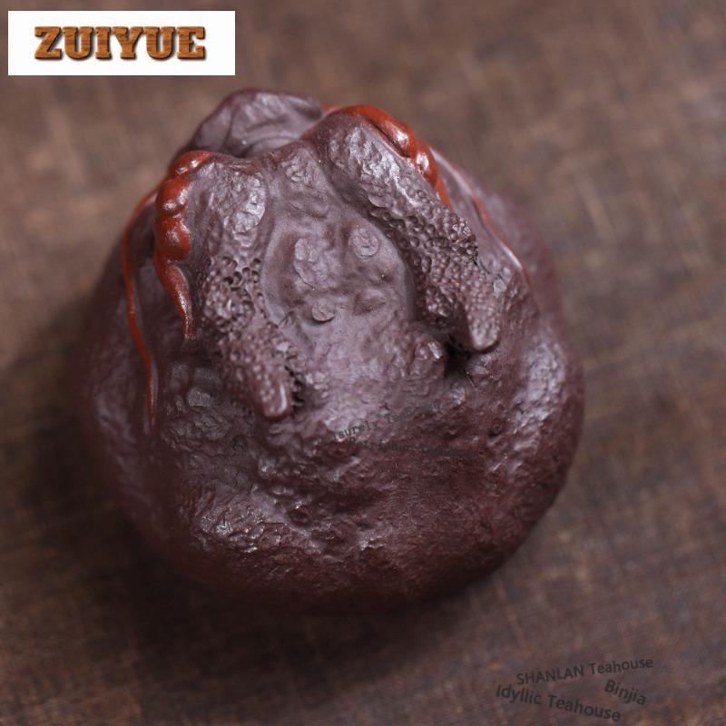 80ml Yixing Purple Clay Head Of The Dragon Teacup Ancient Tea Bowl Cute Cup Tea-tasting Smelling Cup Chazhan Master Cups Cha