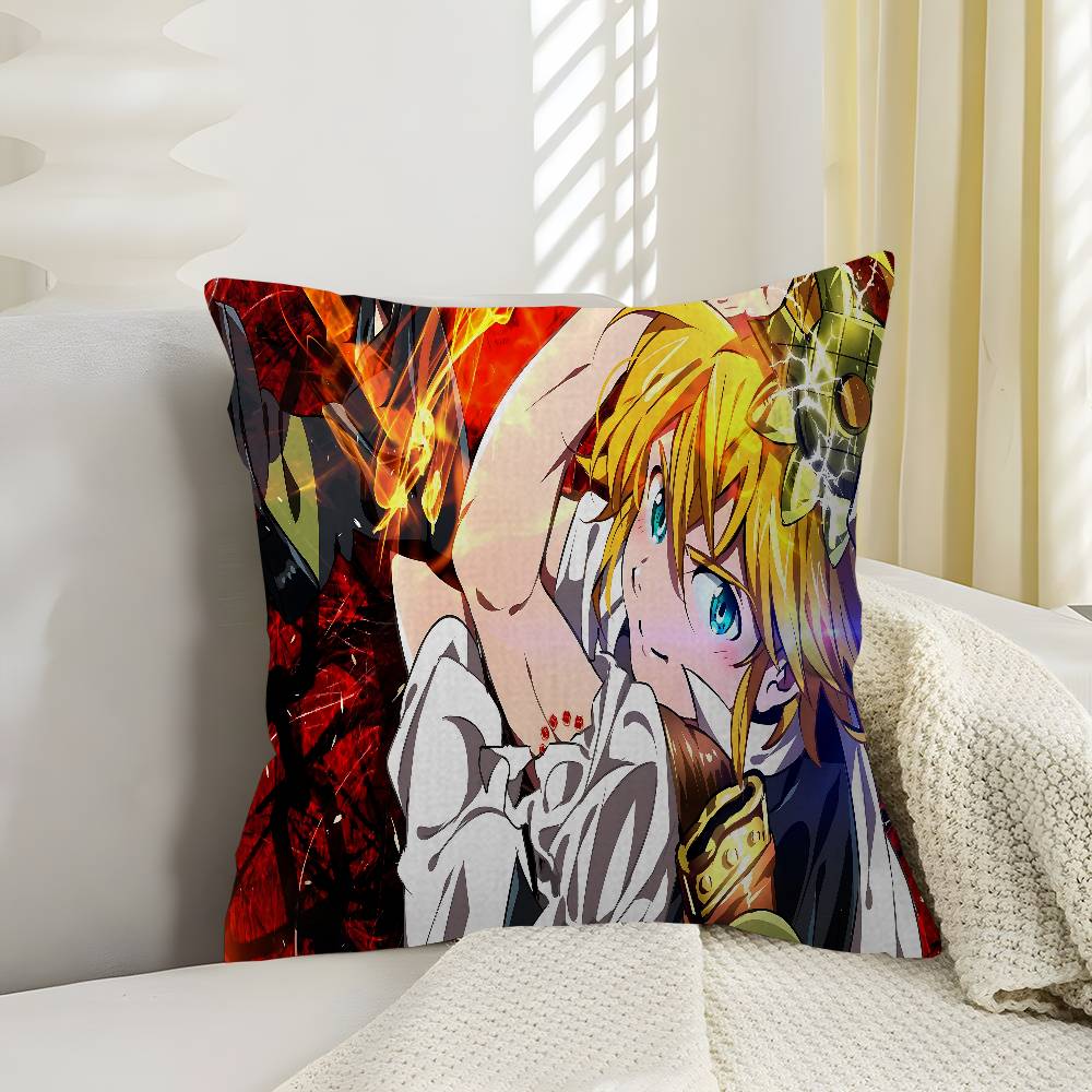 Le Sette Peccati Capitali Anime Copricuscino Copricuscino Decorazione Federa Custodia Cuscino Stampata Per Divano
