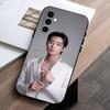 Funda de teléfono para Samsung Galaxy A73,A72,A71,A70,A53,A52,A51,Funda Negra de Silicona Suave, ActrizK P-Park Seo-joon
