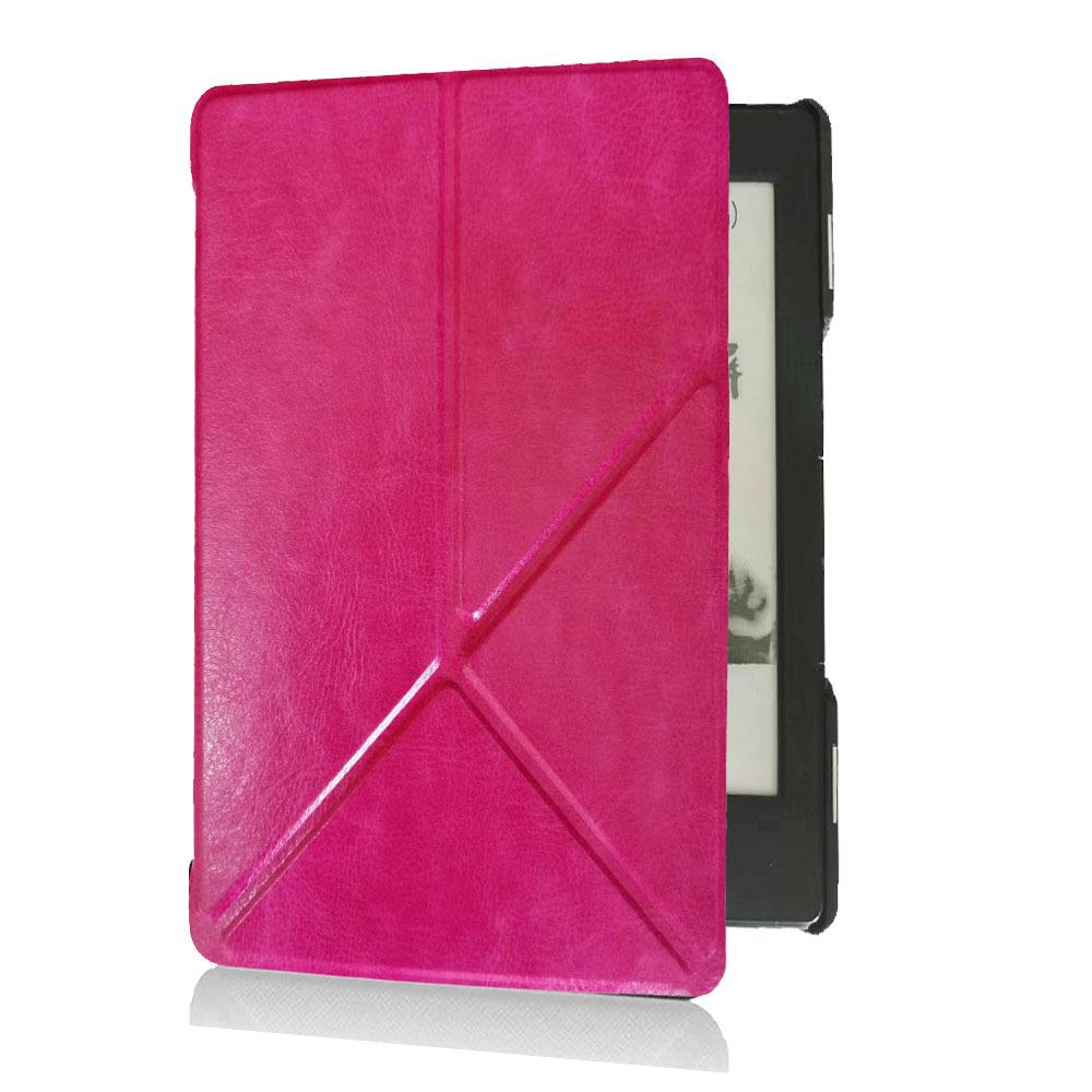Case for 6  Kindle 4th/Kindle 5th Generation 2011 D01100 E-book Protective Case, All Inclusive, Multi Angle Folding Case kindle  D01100 роза розовый