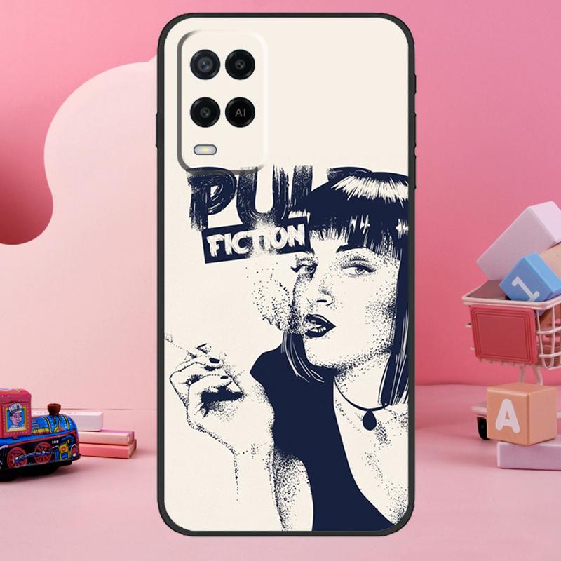 Pulp Fiction Case For OPPO A57s A17 A16 A15 A54 A74 A76 A96 A52 A72 A5 A9 A31 A53 A77 A91 A93 A54s Cover