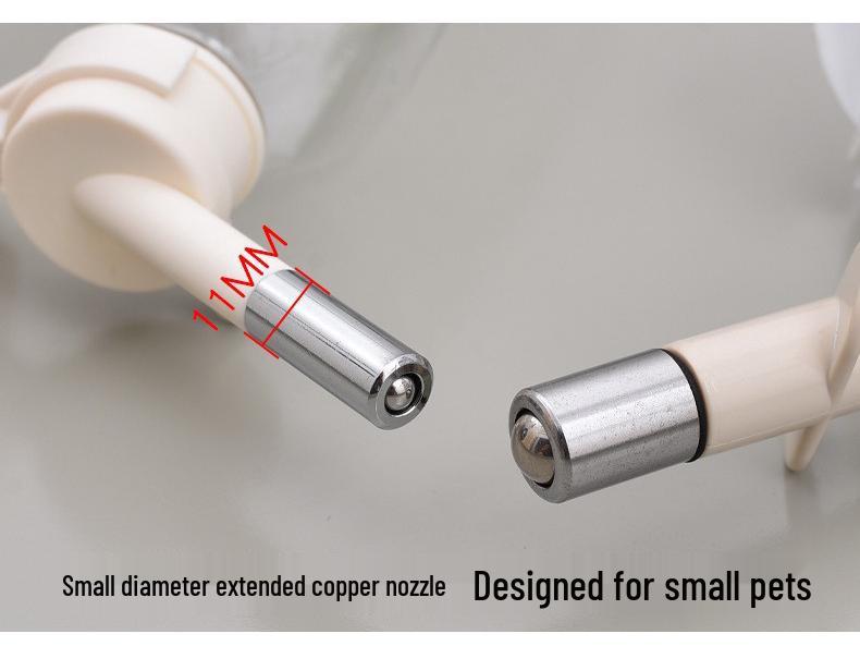 Lashige Leak-proof Hanging Water Bottle for Small Pets: Rabbit, Guinea Pig, Hamster, Chinchilla