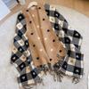 Coldproof Neck Warmer Windproof Scarves Bib New Knitted Scarf  Autumn and Winter