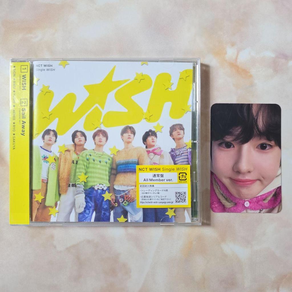 [USED] NCT WISH Single "WISH" Regular Edition Sakuya Trading Card