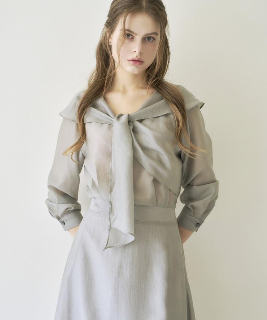 Eima Satin Tie Dress_3Color