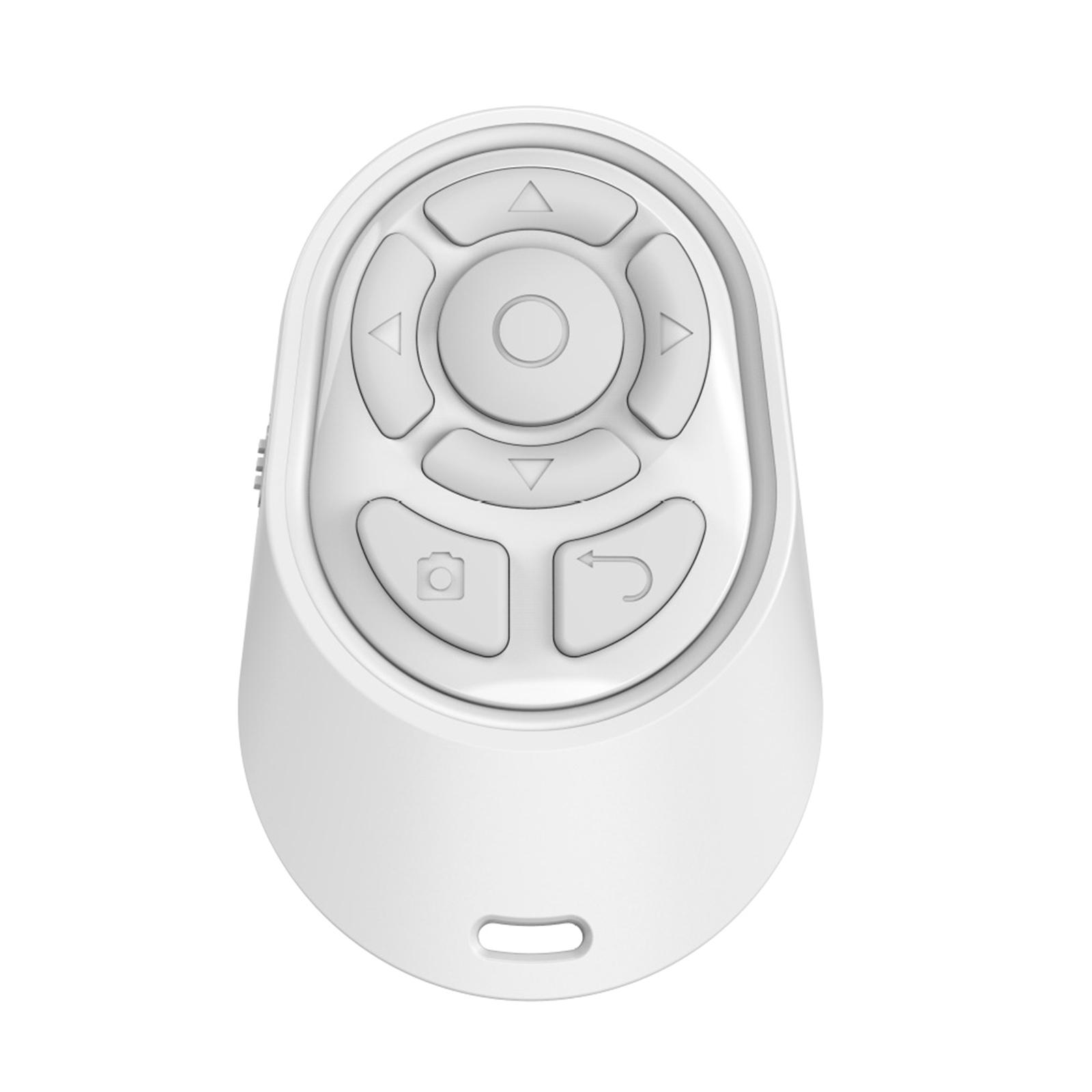 

Перезаряжаемая беспроводная камера с функцией перелистывания страниц, кнопка спуска затвора для фотосъемки, встроенный аккумулятор емкостью 200 мАч для презентаций белый