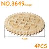 Building Blocks MOC Technical Parts Gear Axle Worm Rack Conector Bulk Bricks Assembles Particles DIY High-tech Toy for Children