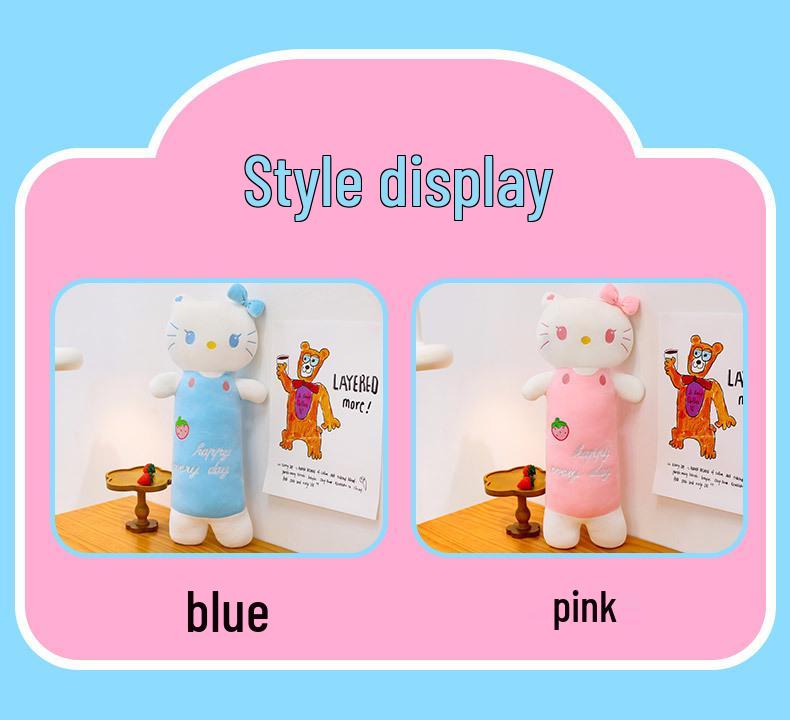 2025 Cylinder Cat Plush Pillow Toy for Girls