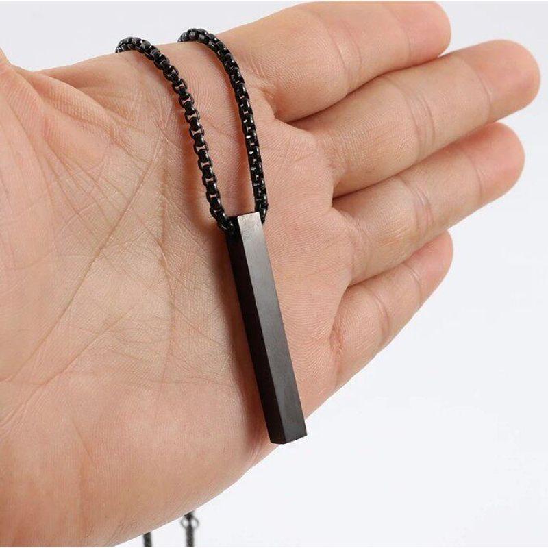 Fashion Simple Necklace Cold Wind Elegant Hip Hop Geometric Pendant Long Necklace