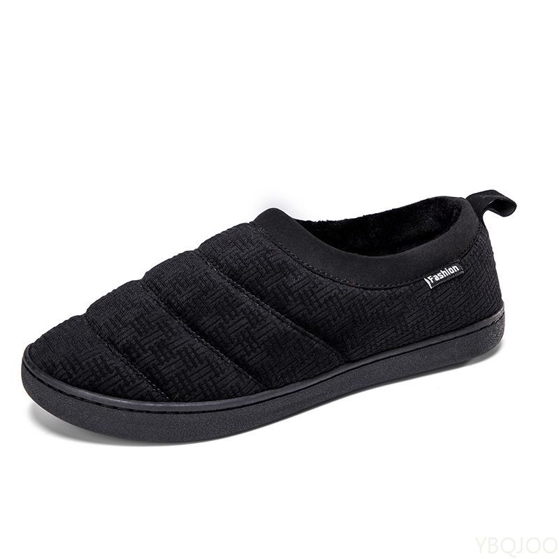 Large size cotton slippers for winter men s indoor cotton shoes men s anti slip warm bags comfortable winter slippers 36-37 2598₽