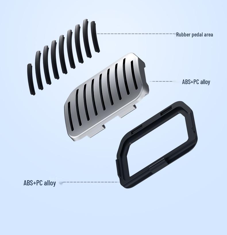 Aluminum Alloy Throttle Brake Pedal Decorations for Tesla Model Y/3 Refresh Accessories