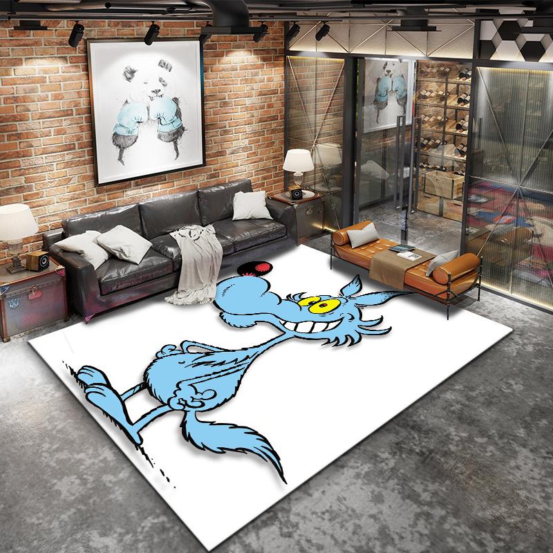 Lupo Alberto Carpet Rug for Living Room Bedroom Home Sofa Decoration,Kids play Nonslip Floor Mat