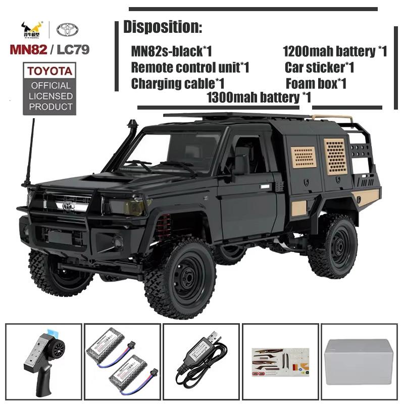 MN82 MN82 Pro Remote Controlled Climbing Off-road Vehicle 1:12 Full scale 4WD For Toyota LC79 Simulation RC Model Toy Rc Car