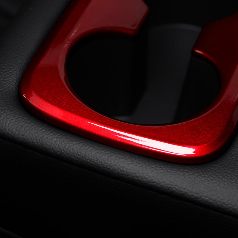 Decoration Water Cup Frame For KIA Sportage NQ5   Red Armrest Box Frame Cars Accessories Styling Stickers Interior