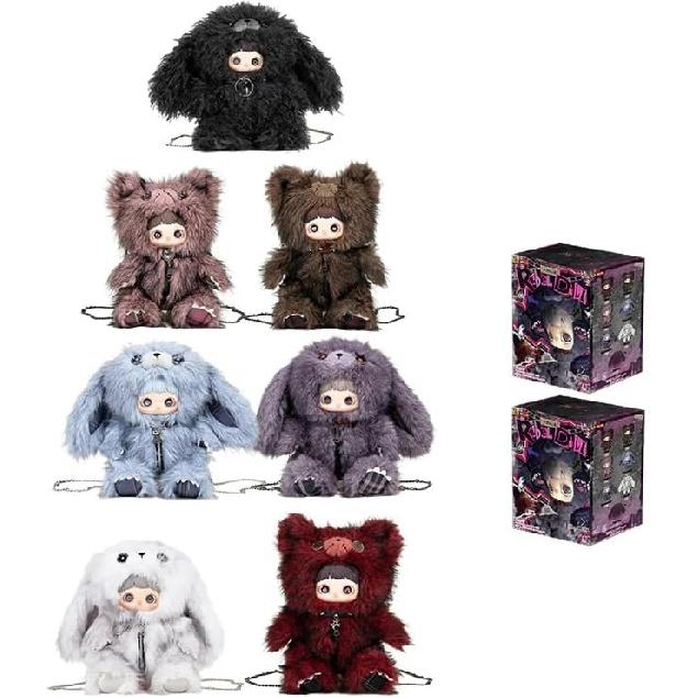 (Official License)Maymei Rebel Doll 400% Plush Blind Box Series - Kawaii Vinyl Plushie Backpack with Zipper Storage, Cute Mystery Stuffed Animals Toy random 1
