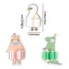 Wall Mounted Cartoon Broom Hanger Punch-free Mop Holder Clip Lovely Mop Broom Storage Hook  Kitchen