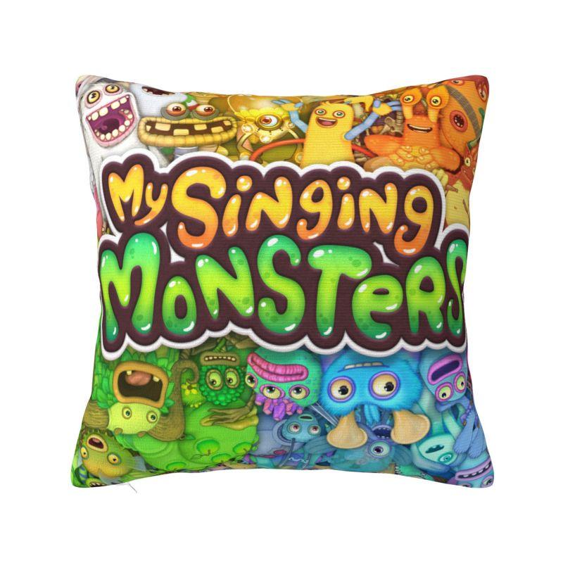 

Наволочка с персонажами My Singing Monsters для гостиной, мультяшная, аниме, игровая, современная наволочка для подушки, наволочка для автомобильной подушки 30x30cm 12x12in
